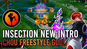 INSECTION NEW FREESTYLE INTRO! | CHOU GOD! | MOBILE LEGENDS #Shorts