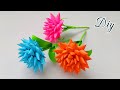 3D Paper Flowers Making!🌺| How To Make Paper Carnation Flowers