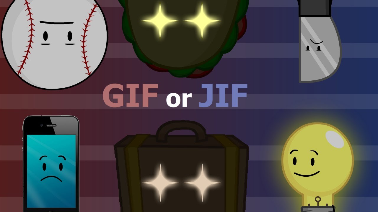 Inanimate Insanity - GIF or JIF? - YouTube