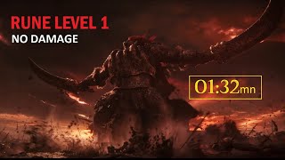 Elden Ring - Level 1 Starscourge Radahn speed kill [No Damage]