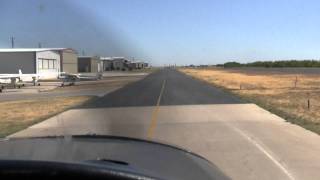 Landing at Hicks Airport, Fort Worth, Texas