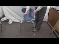 Repairing a hard plastic chair Repairing a hard plastic chair