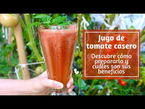 Video: Jugo De Tomate Casero