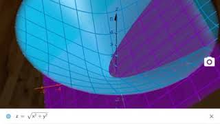 GeoGebra Augmented Reality: Exploration of 4 Conic Sections