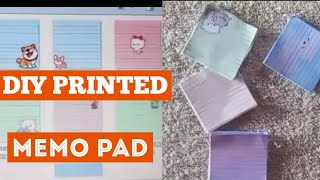 How to Make PRINTED MEMO PAD in Easy Way/DIY MEMO PAD screenshot 2