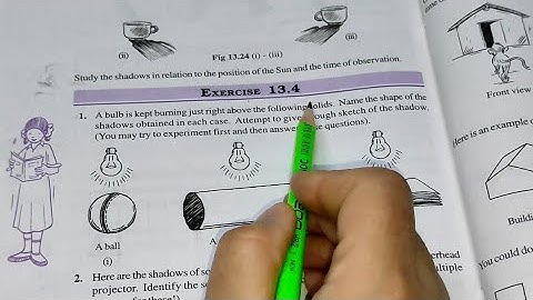 Ex-13.4 Chapter - 13 Visualising  Solid Shapes || Class 7th Maths