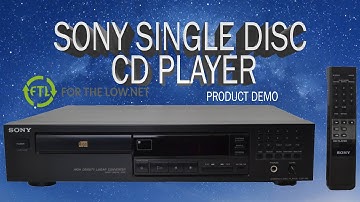 Sony CDP-491 Single Disc Compact Disc CD Player 1-Disk System with Remote