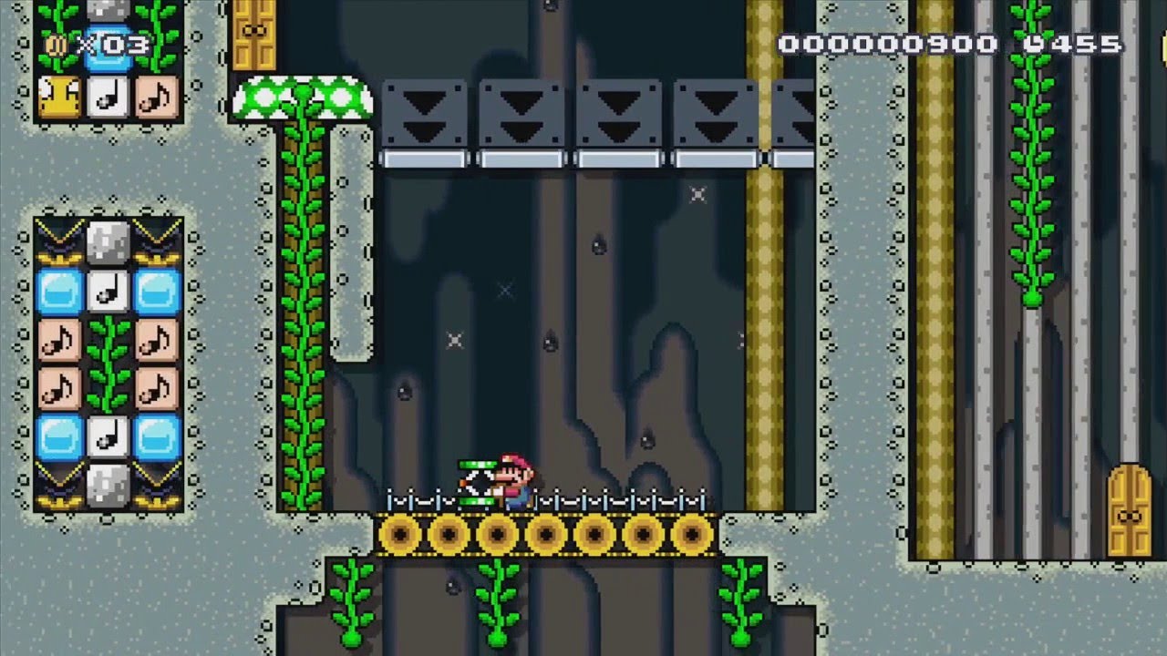 Super Mario Maker Brutal Spring Kaizo Level Complete! - YouTube