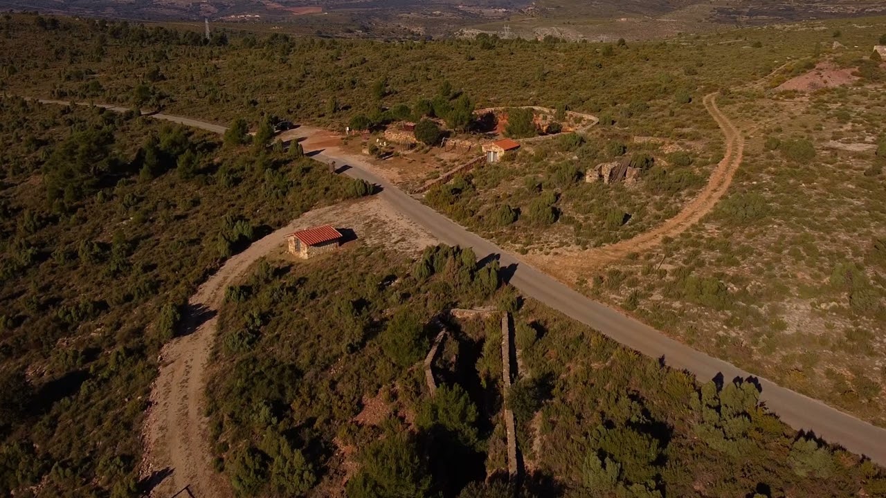 A vista de DRON. Parque Minero (Culla)