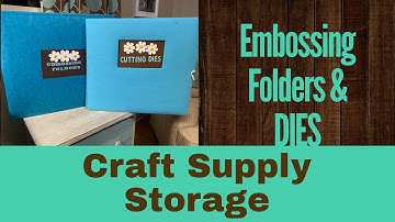 Embossing Folder & Die Storage