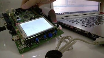 Game with Accelerometer on STM3210C-EVAL