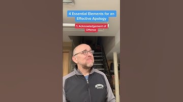 4 essential elements to an effective apology