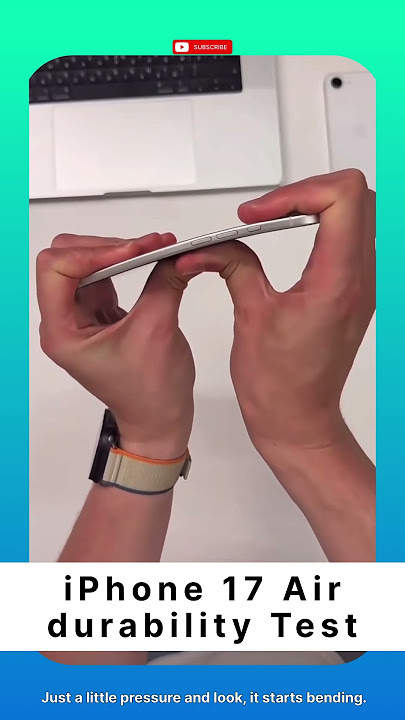 iPhone 17 Air Bend Test – Is It Strong or Just Too Fragile? #iphone17