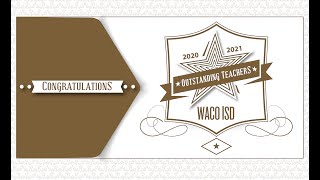 Outstanding Teacher Virtual Ceremony - 2021