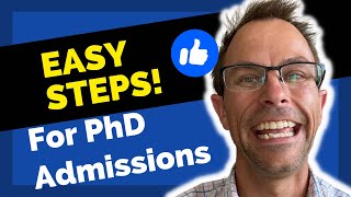PhD Admissions 2024: Easy Trick To Get Into A Top PhD Degree Program