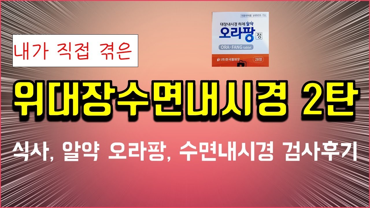 30대남 위 대장 수면내시경 검사 전 음식 식사, 알약 오라팡 복용, 똥, 복부초음파 후기 2탄