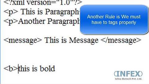 XML   5 xml syntax 1 | how to learn xml programming language, web designing html