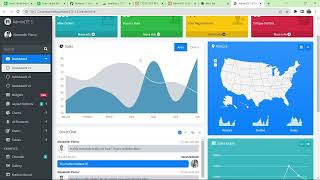 How to download and template AdminLTE Bootstrap Admin Dashboard Template with Crud php and others
