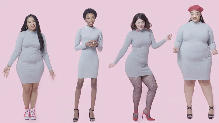 大小從0到28的女性試穿同款Bodycon連衣裙 | 流行時尚