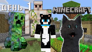 Minecraft Супер Кот ВЫЖИВАНИЕ 100 ДЕНЬ 1