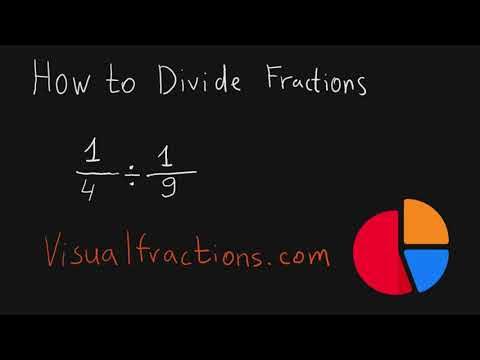 How to Divide Fractions1/4 by 1/9 #fractions #math #mathshorts #