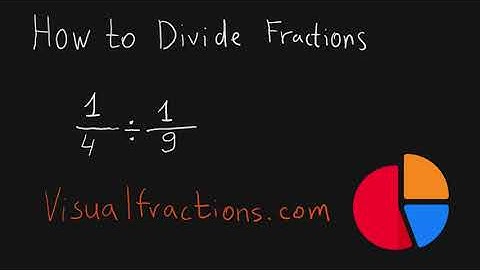 How to Divide Fractions1/4 by 1/9 #fractions #math #mathshorts #division #visualfractions