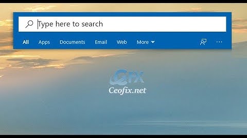 Enable or Disable Floating immersive Search Bar in Windows 10