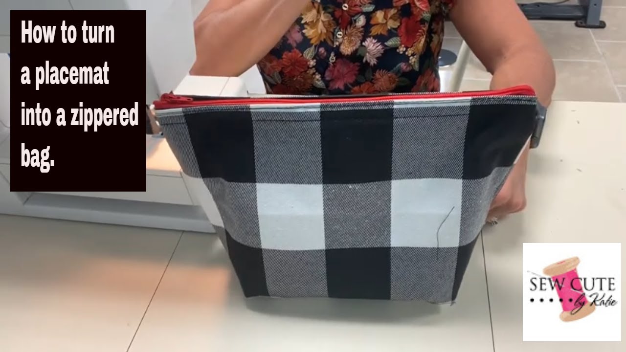 How To Make A Makeup Bag From Placemat Saubhaya Makeup