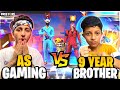 My 9 Year Brother Came To My Home And Challenge Me For 1 Vs 1 | 10 Lakh Diamond - Garena Free Fire