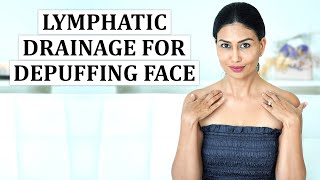 Lymphatic Drainage for Depuffing Your Face