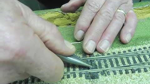 Repairing a broken turnout