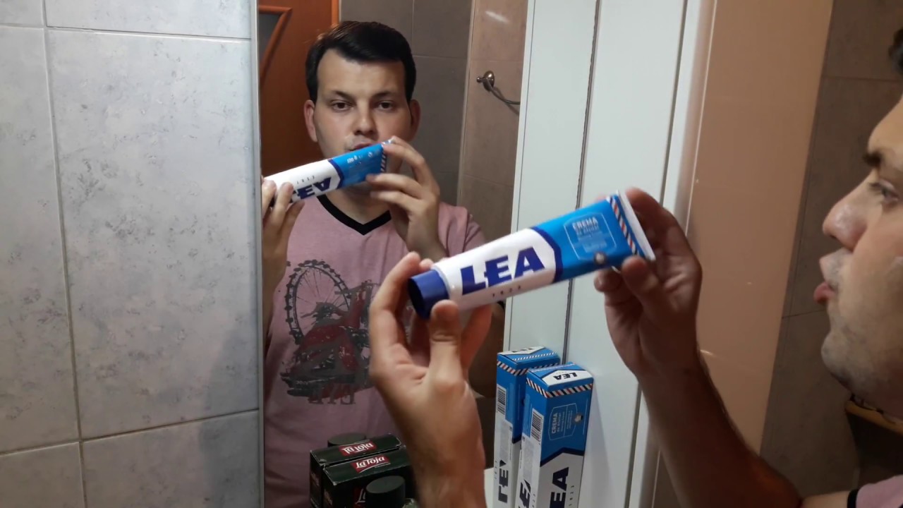 Gillette R41 Бритье. Lea shaving cream, Mühle R41, Gillette Platinum, Jaguar 236 ...