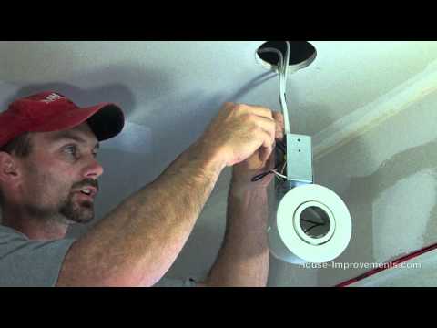 How To Install A Pot Light And Switch