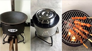 Bếp lò nấu củi không khói BSR-SSM002 Bếp lò Ống khói cao Tiết kiệm nhiên liệu 0962537439