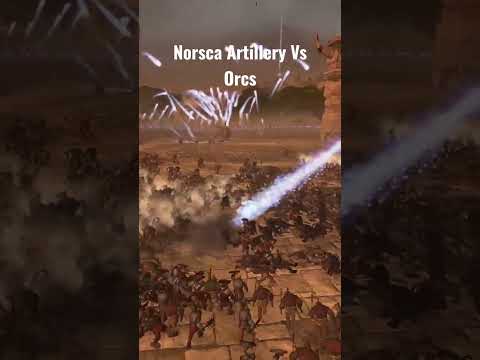 Norsca Artillery Vs Orcs Totalwarwarhammer2 Orcs Defence Attack Battle Games Drpuspe 