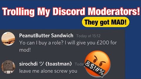 I Tested My New Trainee Moderators! (Discord Trolling)