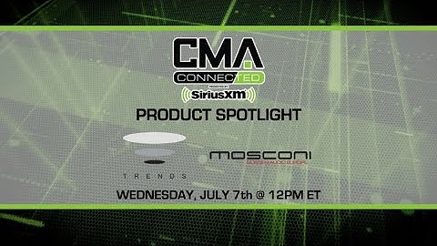 CMA CONNECTED | Mosconi DSP Part 1