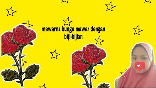 MEWARNA BUNGA MAWAR DENGAN BIJI-BIJIAN