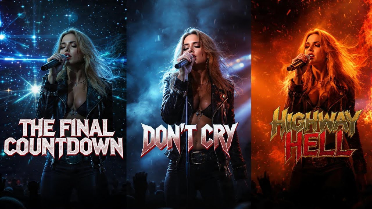 🎸 The Final Countdown 🎸 Europe I Don’t Cry 🎸 Guns N’ Roses I Highway To Hell🎸AC/DC I Rock Cover 🎸