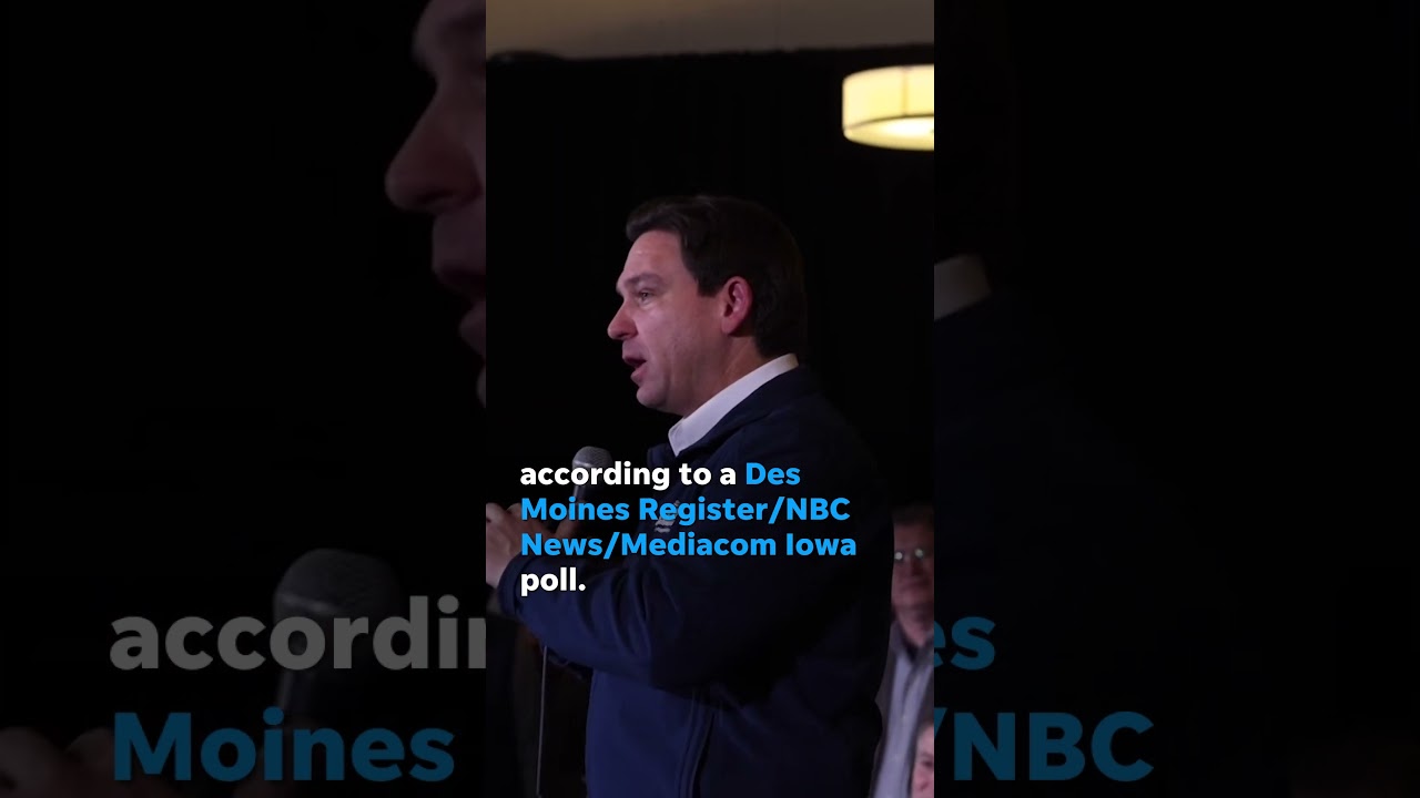 Trump, DeSantis, Haley battle subzero weather to pitch Iowa voters #Shorts