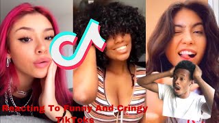 REACTING TO FUNNY AND CRINGY TIKTOK VIDEOS😍