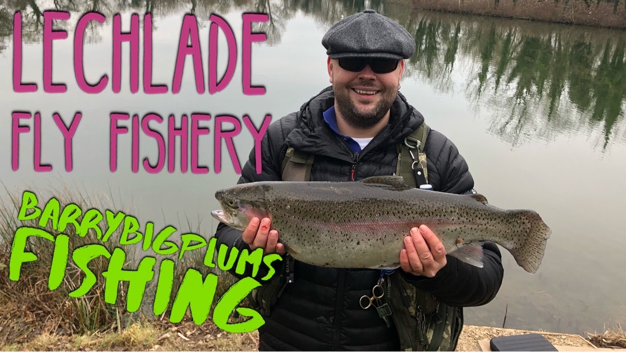 My First Session Fly Fishing At Lechlade Trout Fishery January 2019 YouTube