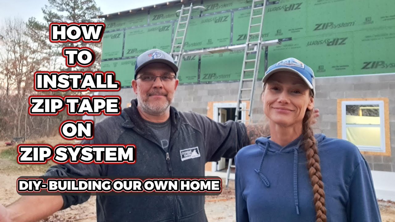 How to Install Zip Tape on Zip System Using Scaffolding Ladder Jack