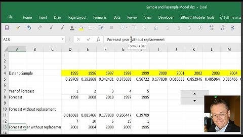 Resample with and without replacement using SIPmath
