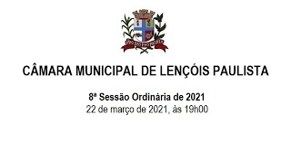 8ª Sessão Ordinária de 2021.