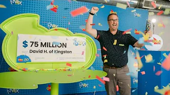 CAUGHT ON CAMERA: Biggest LOTTO MAX winner in Ontario lottery history