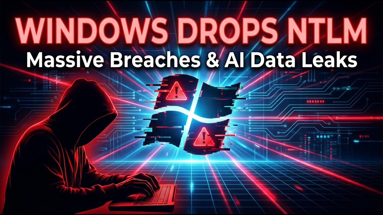 Windows Drops NTLM, AI Data Leaks Surge & Massive Breaches Exposed