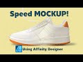 Affinity Designer : Speed Art Cloning a Sneaker Got Real!