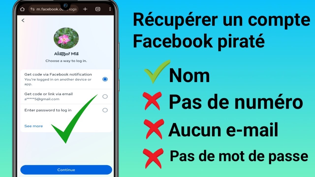 Comment récupérer un compte Facebook piraté sans email ni numéro