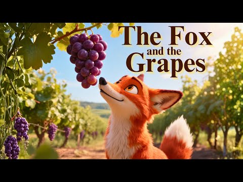 STORY FOR KIDS: The Fox and the Grapes | Aesop's Fable